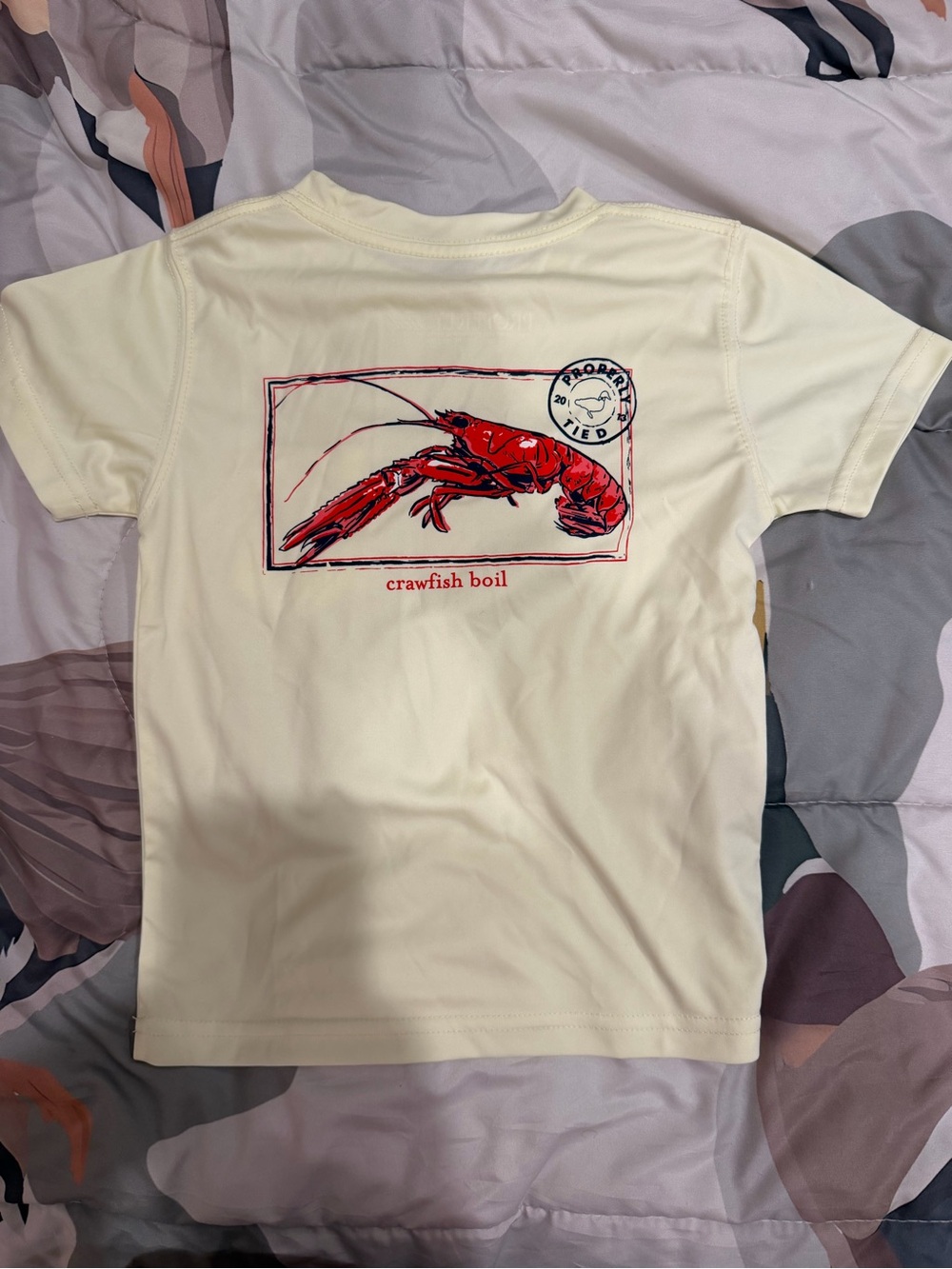 Properly Tied Crawfish Boil Shirt - NWOT